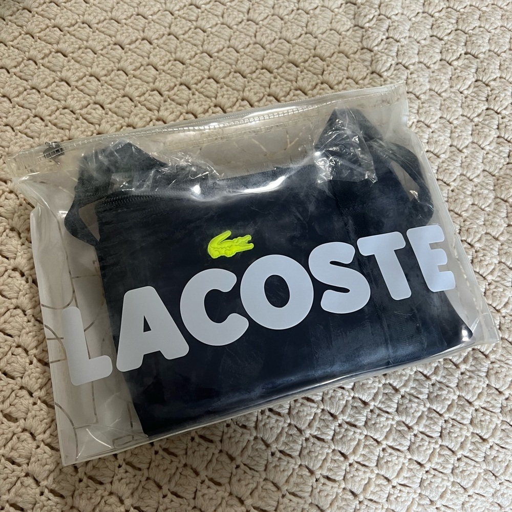 Lacoste Navy Shoulder Bag